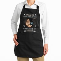 Magic I Don't Believe In But I Believe In Workouts Funny Gym Apron
