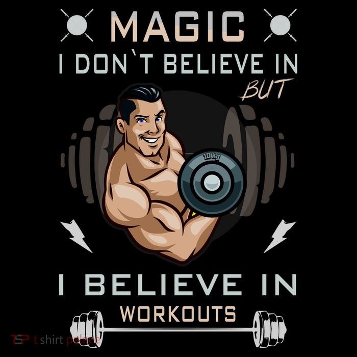 Magic I Don't Believe In But I Believe In Workouts Funny Gym Toddler Sweatshirt