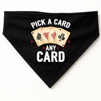 Magic Trick Pick A Card Any Card Magician USA-Made Doggie Bandana
