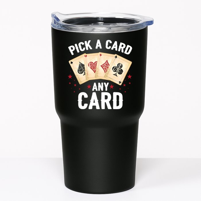 Magic Trick Pick A Card Any Card Magician Tumbler