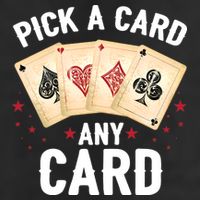 Magic Trick Pick A Card Any Card Magician Golf Towel