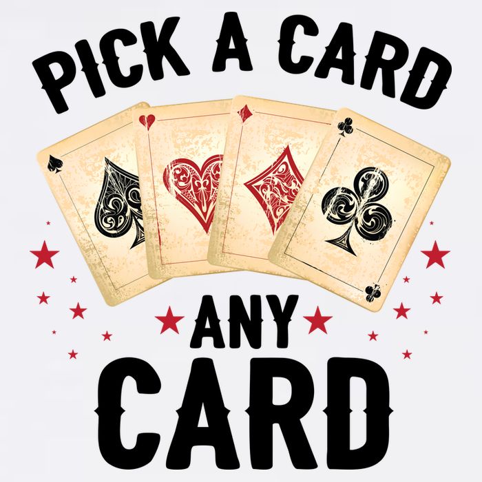 Magic Trick Pick A Card Any Card Magician Garment-Dyed Sweatshirt