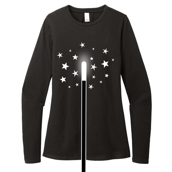 Magic Wand Womens CVC Long Sleeve Shirt