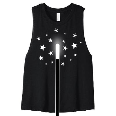 Magic Wand Women's Racerback Cropped Tank