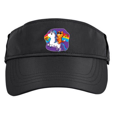 Magical Adventure Pizza Cat Unicorn Adult Drive Performance Visor