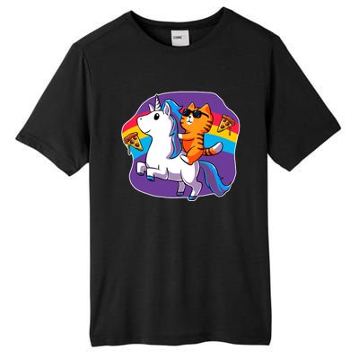 Magical Adventure Pizza Cat Unicorn Tall Fusion ChromaSoft Performance T-Shirt