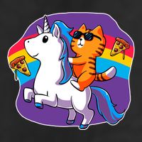 Magical Adventure Pizza Cat Unicorn 25L Jumbo Tote
