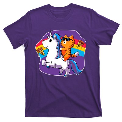 Magical Adventure Pizza Cat Unicorn T-Shirt