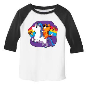 Magical Adventure Pizza Cat Unicorn Toddler Fine Jersey T-Shirt