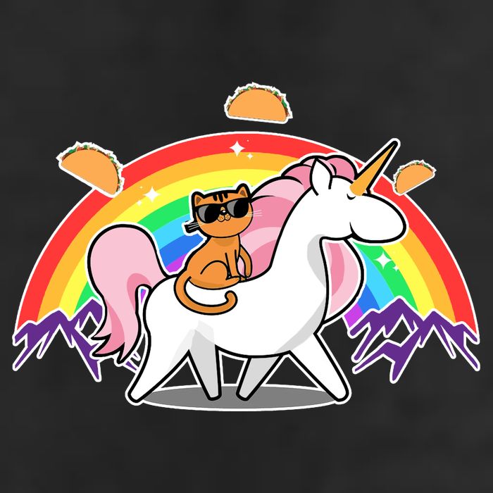Magical Adventure Tacos Cat Unicorn Rainbow Cool Comfort Performance Bucket Hat