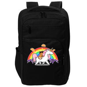 Magical Adventure Tacos Cat Unicorn Rainbow Impact Tech Backpack