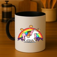 Magical Adventure Tacos Cat Unicorn Rainbow Mug