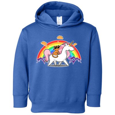 Magical Adventure Tacos Cat Unicorn Rainbow Toddler Hoodie