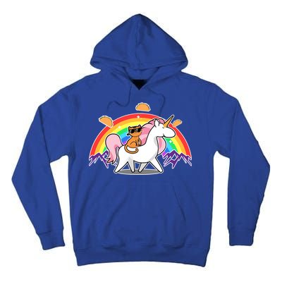 Magical Adventure Tacos Cat Unicorn Rainbow Tall Hoodie