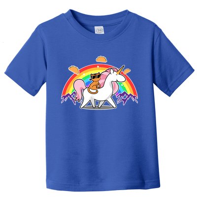 Magical Adventure Tacos Cat Unicorn Rainbow Toddler T-Shirt