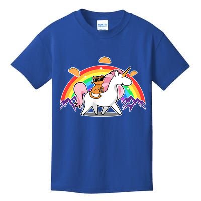 Magical Adventure Tacos Cat Unicorn Rainbow Kids T-Shirt
