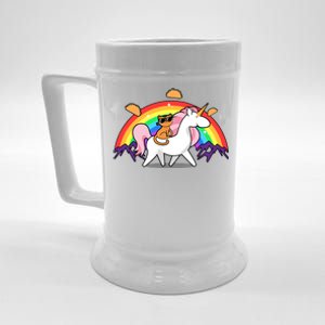 Magical Adventure Tacos Cat Unicorn Rainbow Beer Stein