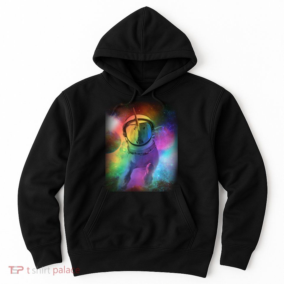 Magical Astronaut Unicorn In Space Hoodie