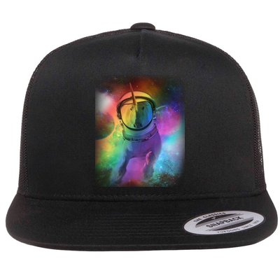 Magical Astronaut Unicorn In Space Flatbill Hat