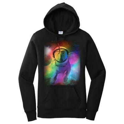 Magical Astronaut Unicorn In Space Women's Pullover Hoodie