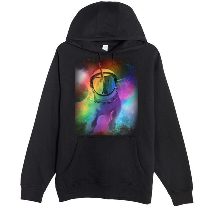 Magical Astronaut Unicorn In Space Premium Pullover Hoodie