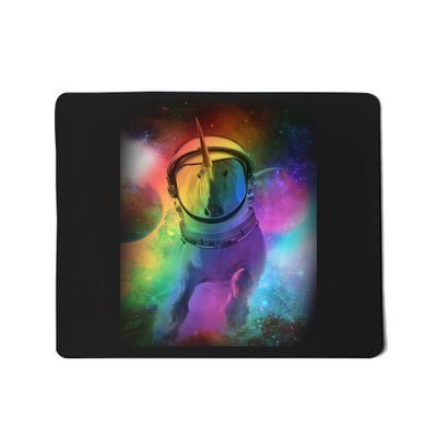 Magical Astronaut Unicorn In Space Mousepad