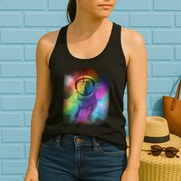 Magical Astronaut Unicorn In Space Womens Tank Top