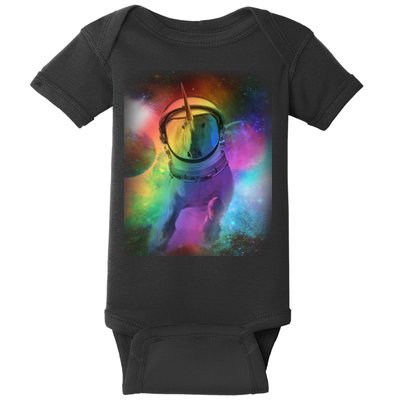 Magical Astronaut Unicorn In Space Baby Bodysuit