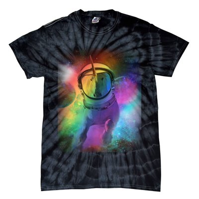 Magical Astronaut Unicorn In Space Tie-Dye T-Shirt