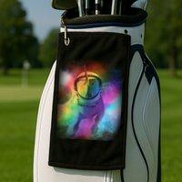 Magical Astronaut Unicorn In Space Golf Towel