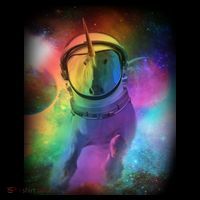 Magical Astronaut Unicorn In Space Crop Top
