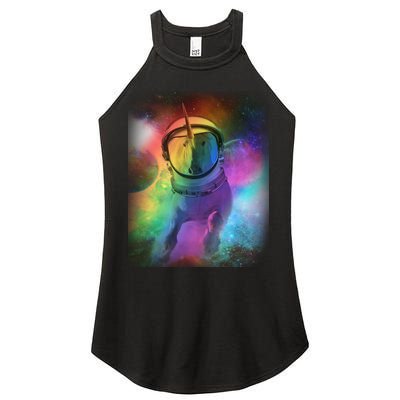 Magical Astronaut Unicorn In Space Women's Perfect Tri Rocker Tank