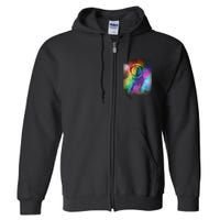 Magical Astronaut Unicorn In Space Full Zip Hoodie