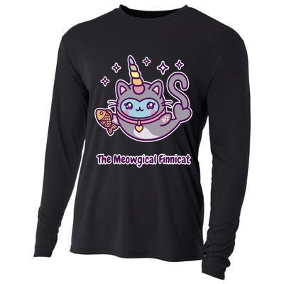 Magical Finnimals Finnicat Unicorn Cooling Performance Long Sleeve Crew