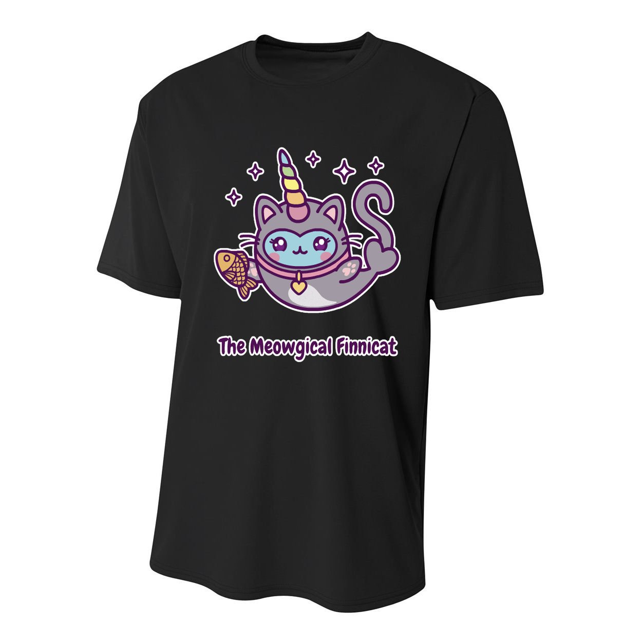 Magical Finnimals Finnicat Unicorn Youth Performance Sprint T-Shirt