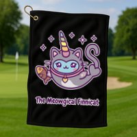 Magical Finnimals Finnicat Unicorn Golf Towel