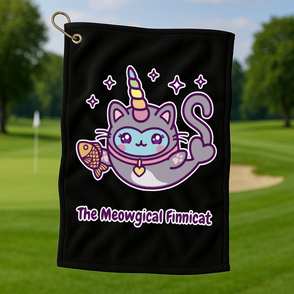 Magical Finnimals Finnicat Unicorn Golf Towel