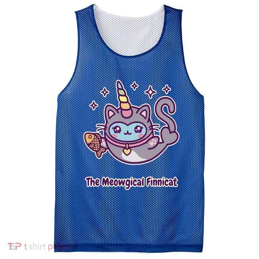 Magical Finnimals Finnicat Unicorn Mesh Reversible Basketball Jersey Tank