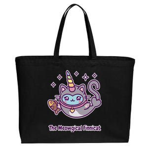 Magical Finnimals Finnicat Unicorn Cotton Canvas Jumbo Tote