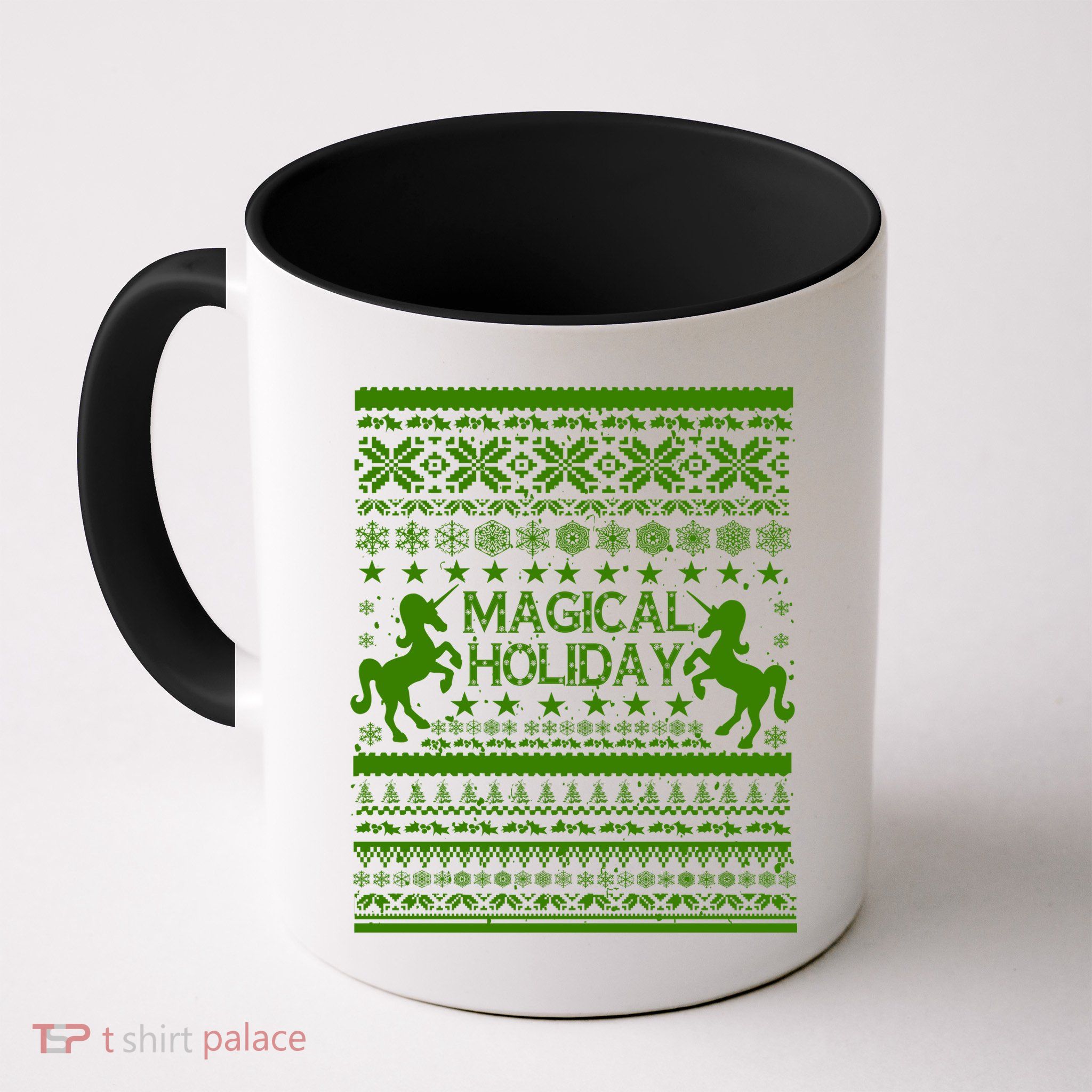 Magical Holiday Unicorn Ugly Christmas Sweater Mug