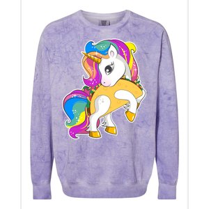 Magical My Little Taco-Corn Colorblast Crewneck Sweatshirt