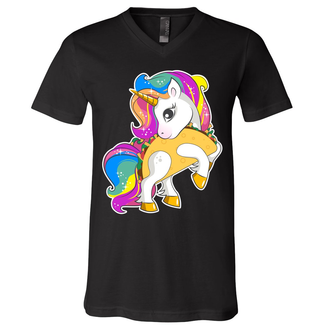 Magical My Little Taco-Corn V-Neck T-Shirt