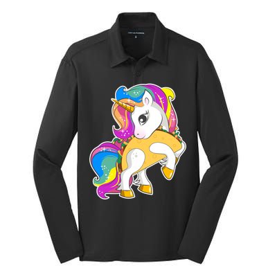 Magical My Little Taco-Corn Silk Touch Performance Long Sleeve Polo