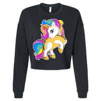 Magical My Little Taco-Corn Cropped Pullover Crew