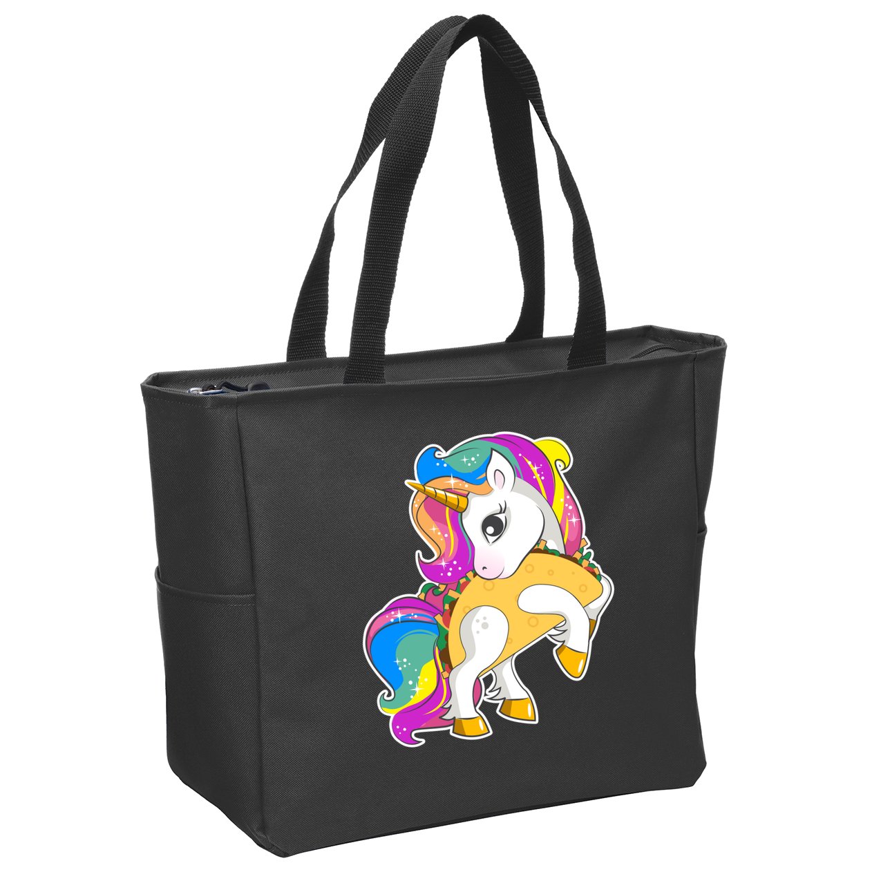 Magical My Little Taco-Corn Zip Tote Bag