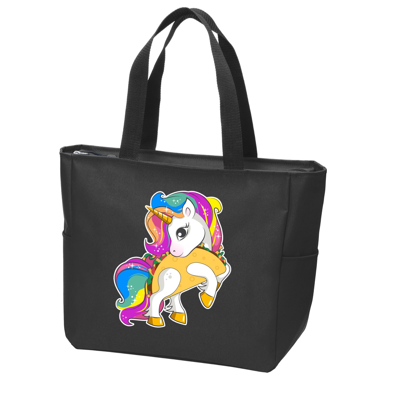 Magical My Little Taco-Corn Zip Tote Bag