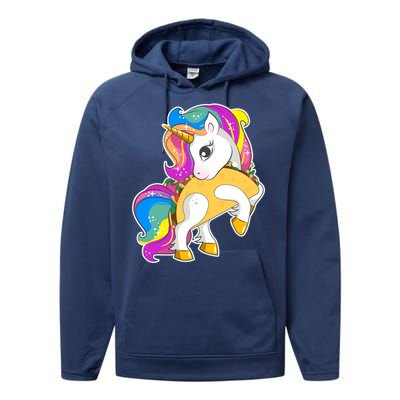 Magical My Little Taco-Corn Performance Fleece Hoodie