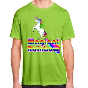 Magical Rainbow Unicorn Adult ChromaSoft Performance T-Shirt