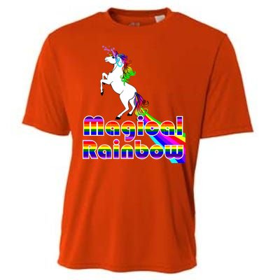 Magical Rainbow Unicorn Cooling Performance Crew T-Shirt