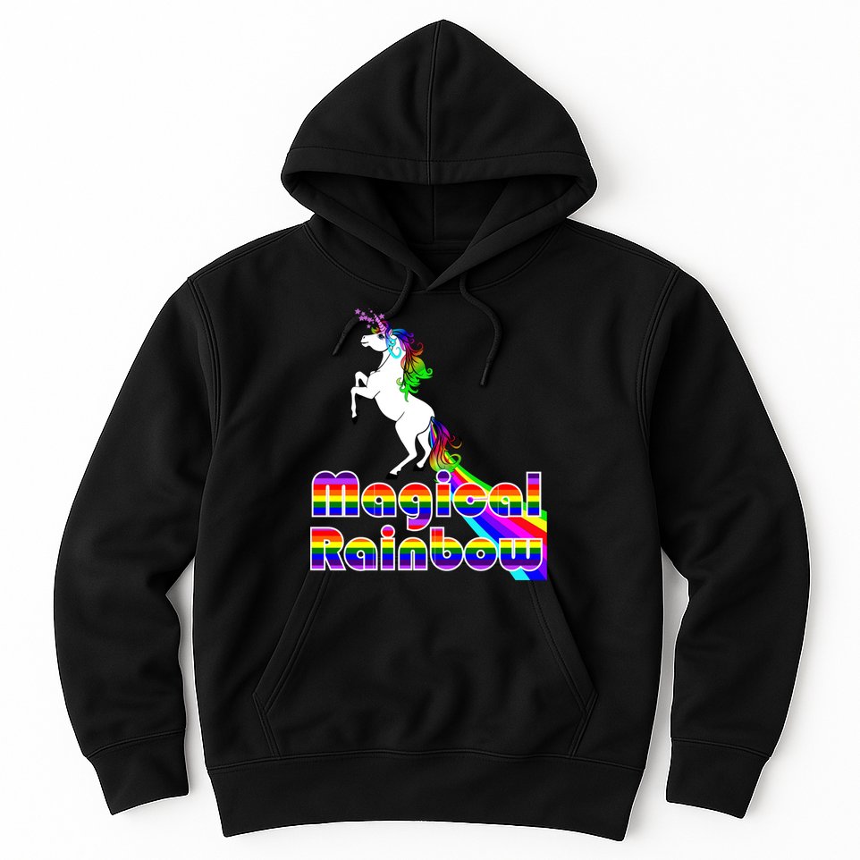 Magical Rainbow Unicorn Hoodie